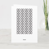 Dubbele Wenskaart Kaart (Achterkant)