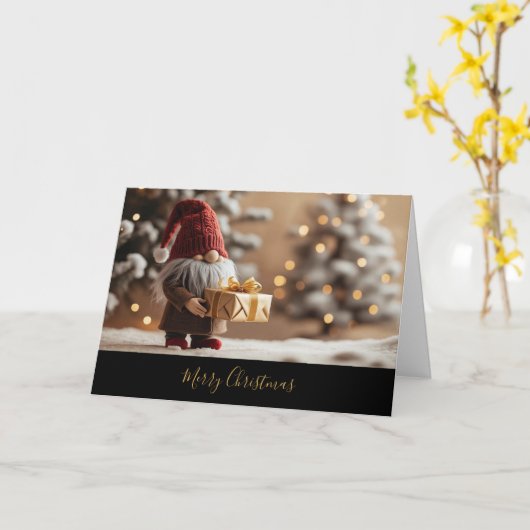 Dubbele wenskaart kaart (Gele Bloem)