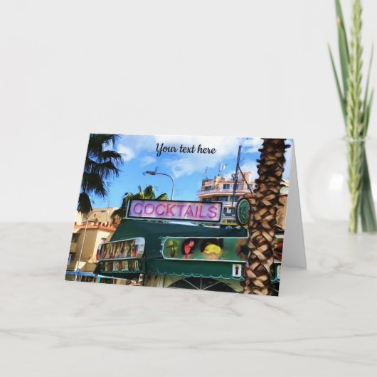 Dubbele Wenskaart Kaart (Voorkant)