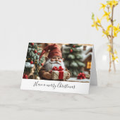 Dubbele wenskaart kaart (Gele Bloem)