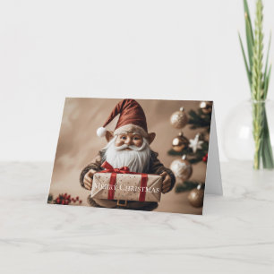 Dubbele wenskaart kerst kaart