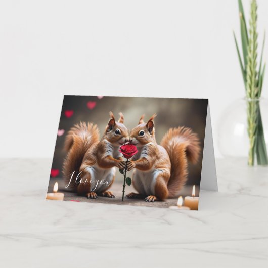 Dubbele wenskaart Valentijn Kaart (Voorkant)