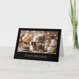 Dubbele wenskaart verjaardag kaart