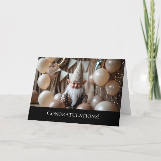 Dubbele wenskaart verjaardag kaart (Voorkant)