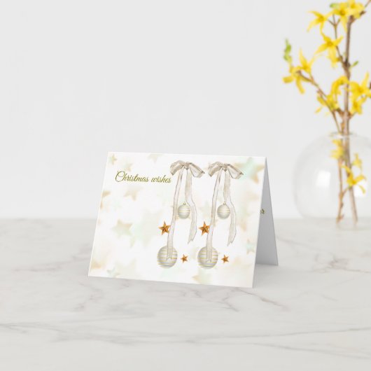 Dubbele wenskaarten kaart (Gele Bloem)