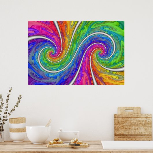 Dubbele wervelkolom poster (Keuken)