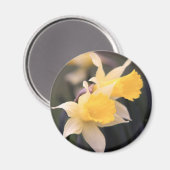 Dubbele Wild Daffodil Magnet (Voorkant / Achterkant)