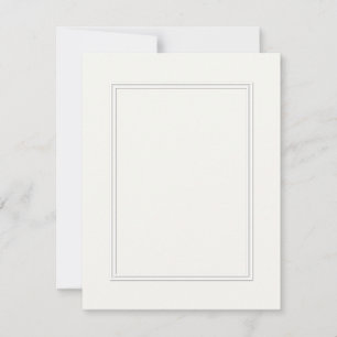 Dubbele witte gearceerde rand op papier wit