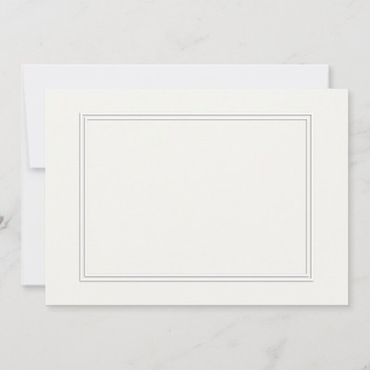 Dubbele witte gearceerde rand op papier wit (Achterkant)