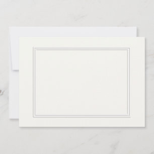 Dubbele witte gearceerde rand op papier wit