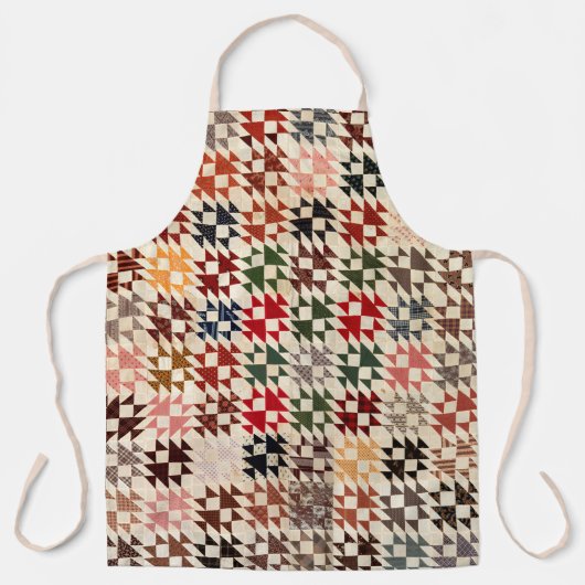 Dubbele X-kanteling Schort (Voorkant)