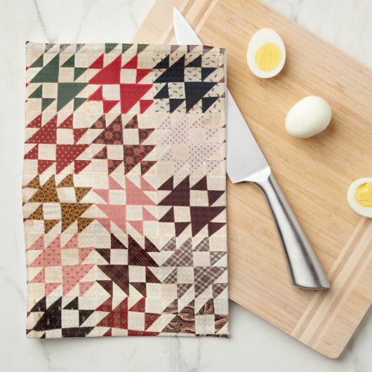 Dubbele X-kanteling Theedoek (Quarter Fold)