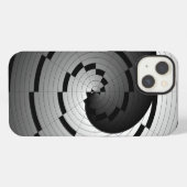 Dubbele Yin Yang Spiraal van Kenneth Yoncich iPhone Hoesje (Achterkant horizontaal)