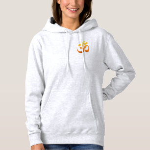 Dubbele Yoga Om Mantra Symbol Gold Sun-vrouwen Hoodie