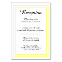 Dubbele zachte gele trim - Opvangkaart