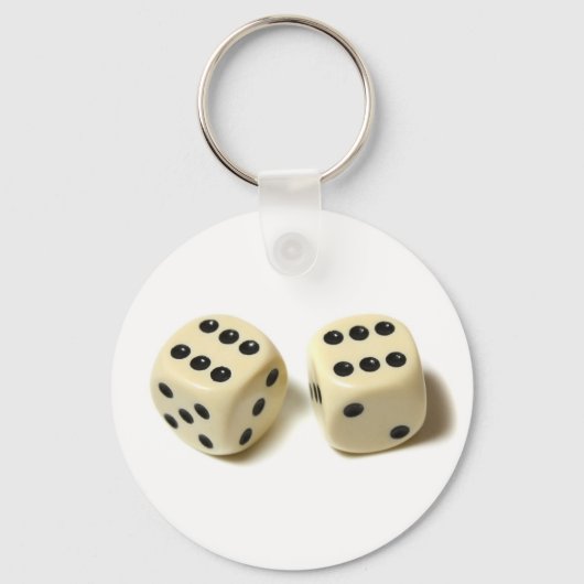 Dubbele zes sleutelhanger (Voorkant)