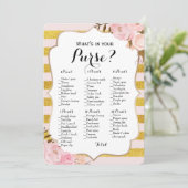 Dubbele Zijde - 2 Bruidsfeest Spellen Tas | Wensen Kaart (Staand voorkant)