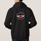 Dubbele Zijde AMEA Logo Hoodie met Aangepaste Teks (Achterkant)