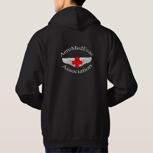 Dubbele Zijde AMEA Logo Hoodie met Aangepaste Teks (Achterkant)