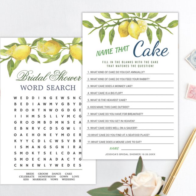 DUBBELE ZIJDE Lemons & Greenery Vrijgezellenfeest  (Creator heeft geüpload)