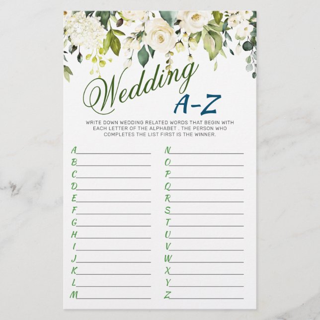 DUBBELE ZIJDE Wit rozen Vloeibaar Vrijgezellenfees (Voorkant)