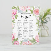 Dubbele zijkant - 2 Vrijgezellenfeest games paars  Kaart (Staand voorkant)