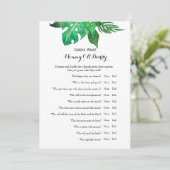 Dubbele zijkant - Baby shower games spelen wens | Kaart (Staand voorkant)