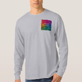 Dubbele zijkant uploaden Voeg Mannen Logo Design S T-shirt (Voorkant)