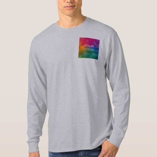 Dubbele zijkant uploaden Voeg Mannen Logo Design S T-shirt (Voorkant)