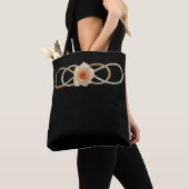 Dubbele zilverzilverROOS Tote Bag (Dichtbij)