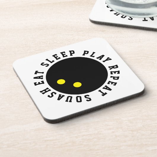 Dubbelgele puntenbal grappig pastisch onderzetter (Linkerzijde)