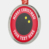 Dubbelgele puntsbal kerstboom metalen ornament (Links)