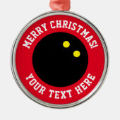 Dubbelgele puntsbal kerstboom metalen ornament (Voorkant)