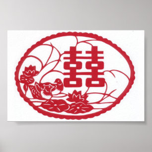 Dubbelgeluk boomeikels poster