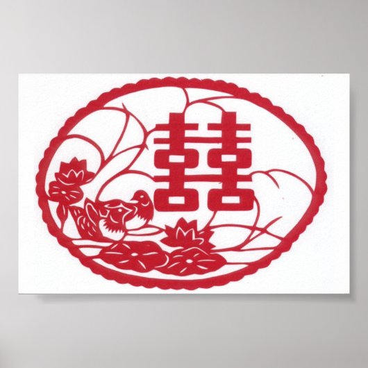 Dubbelgeluk boomeikels poster (Voorkant)