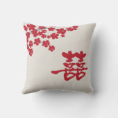 Dubbelgeluk Cherry Blossom Pillow Kussen (Achterkant)