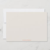 Dubbelgeluk Chinees huwelijk - bespaar de datum Save The Date (Achterkant)