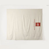 Dubbelgeluk Chinese bruiloft foto achtergrond Wandkleed (Voorkant (horizontaal))