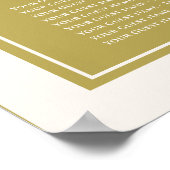 Dubbelgeluk Chinese bruiloft Poster (Hoek)