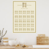 Dubbelgeluk Chinese bruiloft Poster (Keuken)