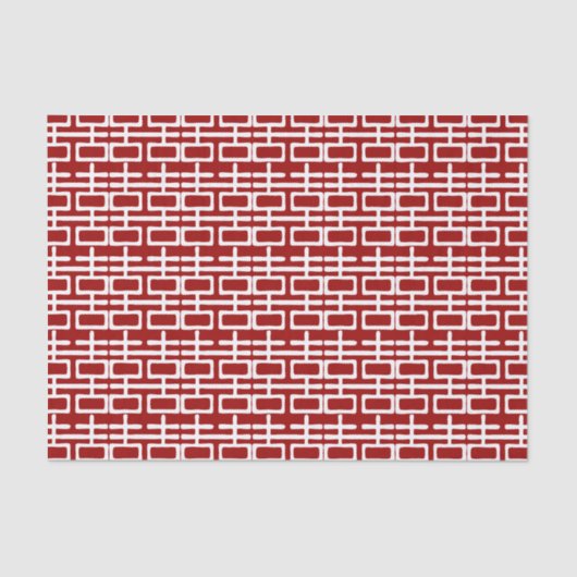 Dubbelgeluk Chinese bruiloft Tissuepapier (Voorkant)