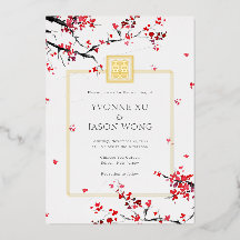 Dubbelgeluk Chinese rode legante bruiloft