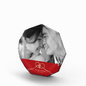 Dubbelgeluk Knot Chinese Weddenfoto Block Fotoblokken (Rechts)