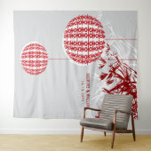 Dubbelgeluk Lantaarns Bindfoto achtergrond Wandkleed (In Situ (horizontaal))