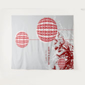 Dubbelgeluk Lantaarns Bindfoto achtergrond Wandkleed (Voorkant (horizontaal))