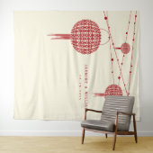 Dubbelgeluk Lantaarns Bindfoto achtergrond Wandkleed (In Situ (horizontaal))