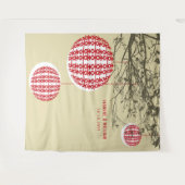 Dubbelgeluk Lantaarns Bindfoto achtergrond Wandkleed (Voorkant (horizontaal))