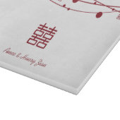 Dubbelgeluk Lantaarns Glass Cutting Board Snijplank (Hoek)