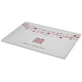 Dubbelgeluk Lantaarns Glass Cutting Board Snijplank (Hoek)