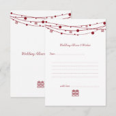 Dubbelgeluk Lantaarns-verbindingskaarten Advieskaart (Voorkant / Achterkant)